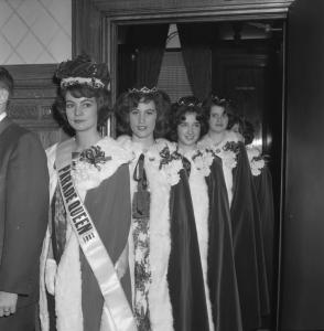 La reine et les princesses de la parade de 1963.
