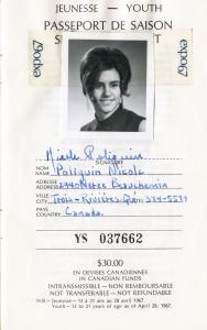 Page couverture du passeport Expo 67 de Nicole Poliquin