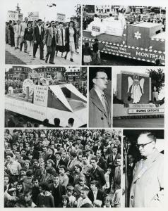 Photos prises à la fête du travail à Valleyfield en 1951.