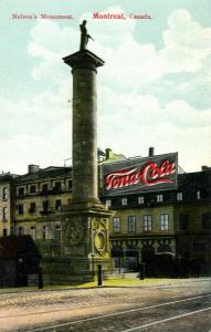 Vue sur la colonne et la statue de l'amiral Nelson