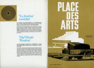 Pages intérieures d’une brochure promotionnelle sur le Festival mondial