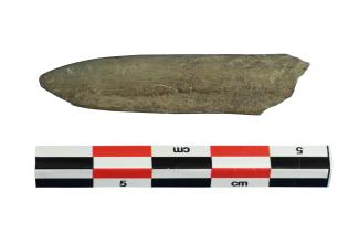 Fragment de baïonnette provenant du site archéologique de la Maison Nivard-De Saint-Dizier à Verdun 