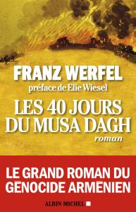 Couverture de la dernière édition de l’ouvrage Franz WERFEL, Les 40 jours du Musa Dagh.