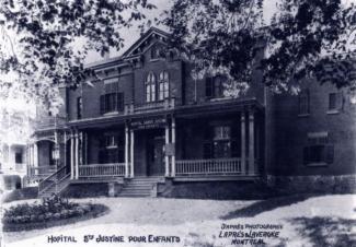 Maison qui a abrité le deuxième hôpital Sainte-Justine