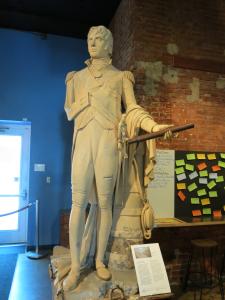 Statue de l'amiral Horation Nelson au Centre d'histoire de Montréal