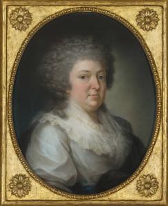 Peinture d'une baronne vers 1795
