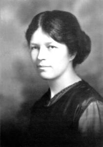Photo de Marie Gérin-Lajoie en 1922.