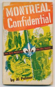 La couverture du livre Montreal Confidential qui illustre plusieurs scènes de la vie nocturne montréalaise. 