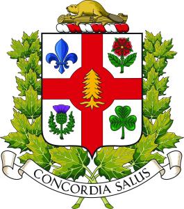 Nouvelles armoiries de Montréal intégrant un pin blanc