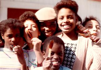 Enfants de la Maison d’Haïti à la cabane à sucre