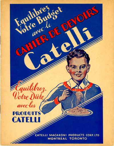 Cahier d’écolier Catelli.
