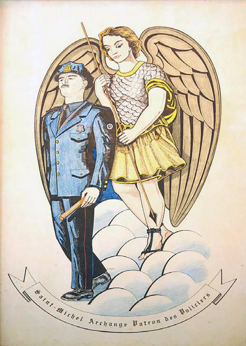 la fete de la saint michel patron des policiers memoires des montrealais