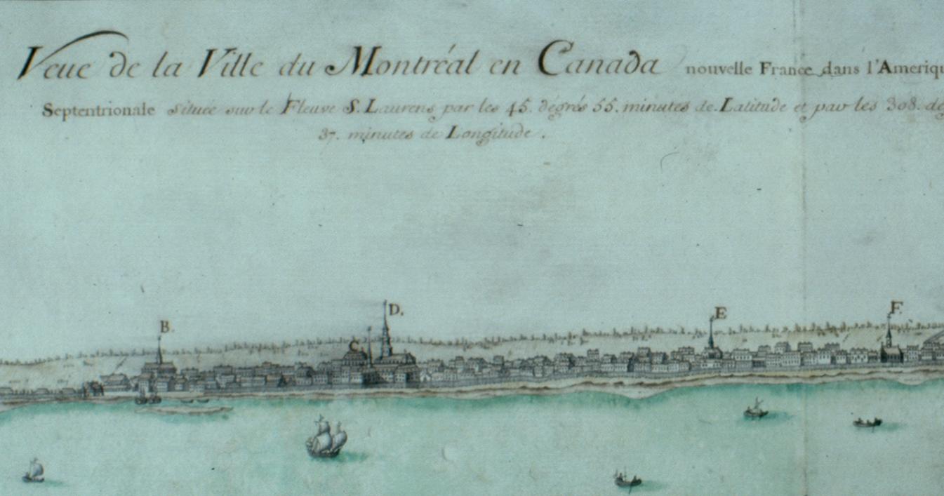 Montréal avant l’incendie du 10 avril 1734 Encyclopédie du MEM