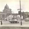 Vue de l’Oratoire Saint-Joseph du Mont-Royal à partir de la rue Côte-des-Neiges vers 1960.
