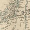 Détail d’une carte de la vallée du Saint-Laurent et des frontières avec New York et la Nouvelle-Angleterre