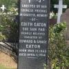 Pierre tombale d’Edith Maud Eaton, cimetière Mont-Royal