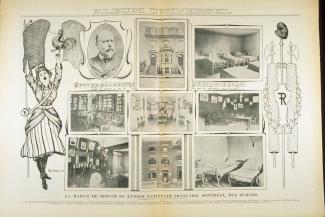 Page de L’album universel sur l’Union nationale française