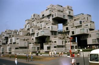 Vue d’ensemble du complexe Habitat 67