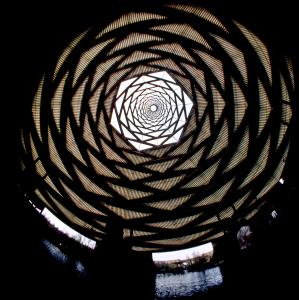 Intérieur du pavillon « L’Homme dans la Cité »