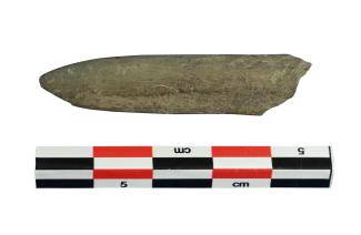 Fragment de baïonnette provenant du site archéologique de la Maison Nivard-De Saint-Dizier à Verdun