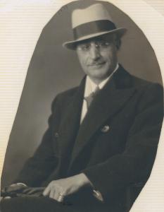 Portrait taille de Georges Farah-Lajoie vers la fin de sa vie