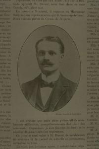 Portrait de Julien D’Aoust en 1901.
