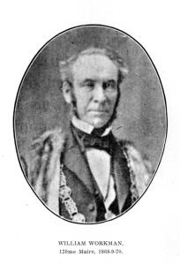 Portrait en médaillon de William Workman