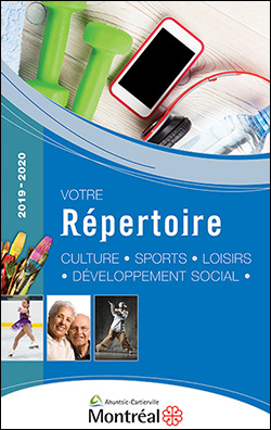 Page couverture du répertoire d'Ahuntsic-Cartierville