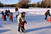 Patinoire extérieure