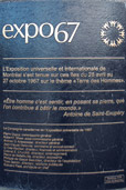 Plaque Expo67 Place-des-Nations - CPM 2011