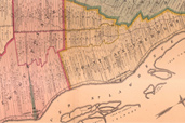 Plan de la paroisse de Pointe-aux-Trembles et Longue-Pointe, 1879