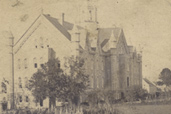 Couvent du Sacré-Cœur, Sault-au-Récollet, 1860