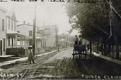La rue principale du village de Pointe-Claire, s.d.