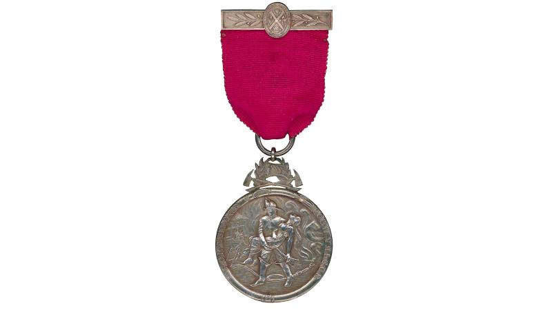 Sécurité Premier Signe Récompense (H)66mm Abril Or Médaille