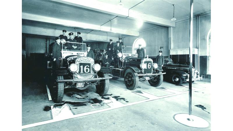 Fire station 16 in 1939.