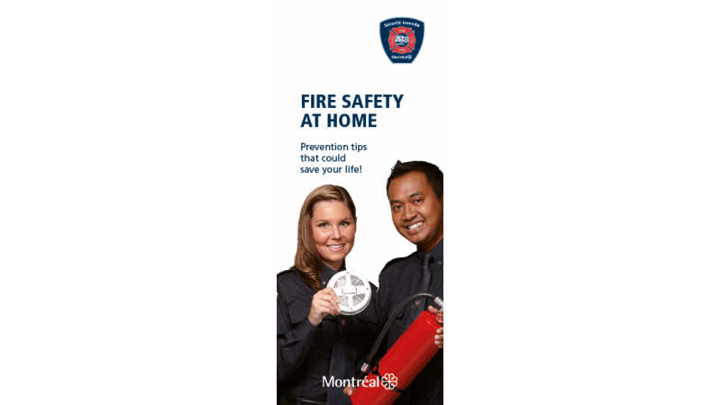 Fire Safety at Home pamphlet 