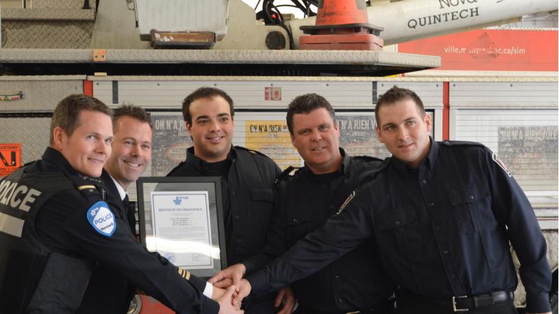 Firefighters Help Police Foil an Armed Robbery