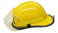 Yellow firefighter's helmet
