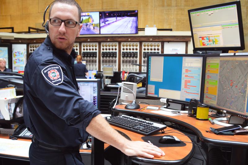 Centre de communications du Service de sécurité incendie de Montréal
