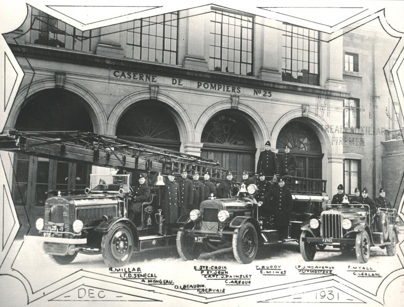 Fire station 25 in 1931