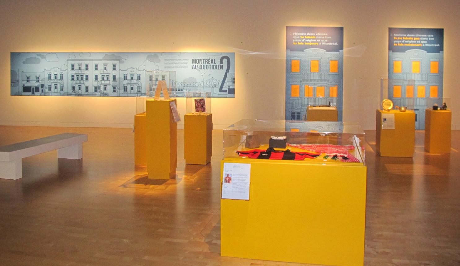 Exposition J'arrive à Montréal au Centre d'exposition Lethbridge