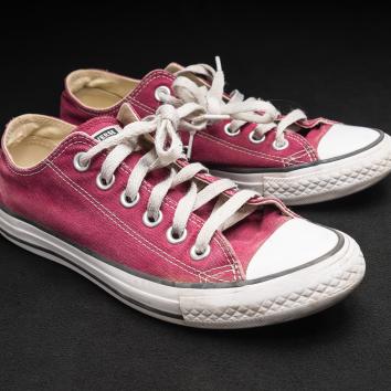 Chaussures Converse roses